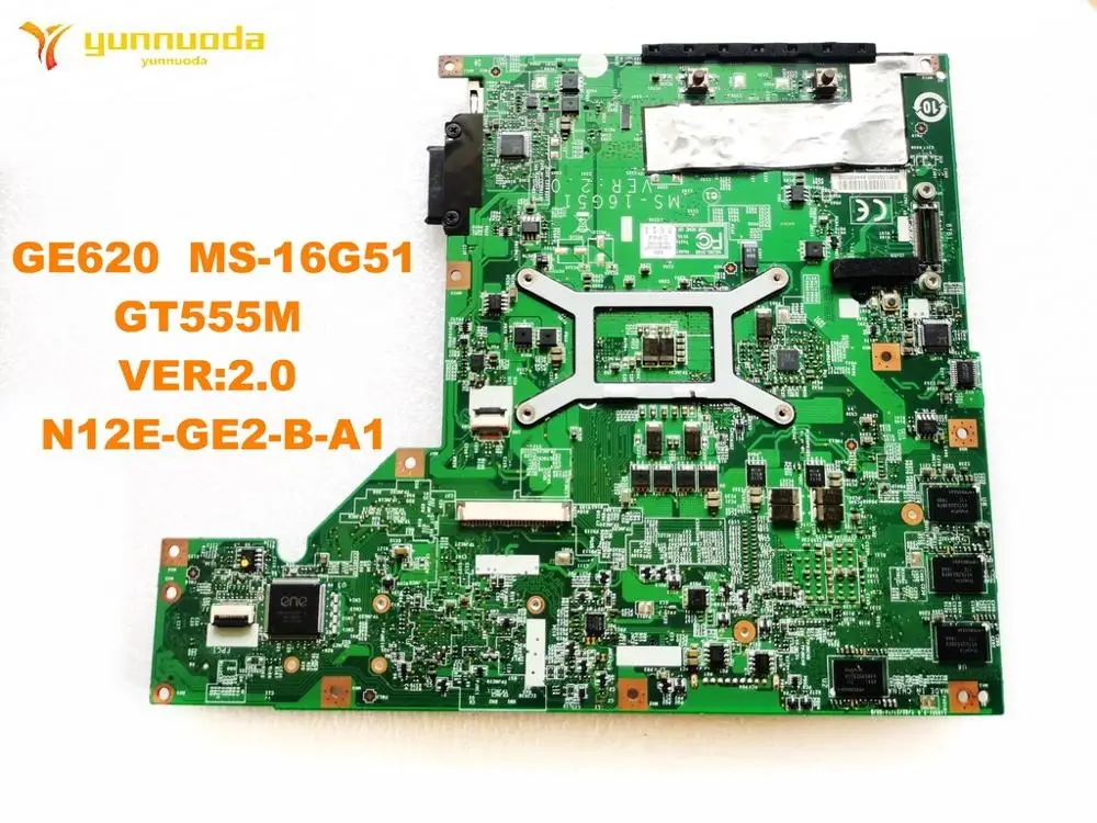 Оригинальная материнская плата для ноутбука MSI GE620 MS-16G51 GT555M VER2.0 N12E-GE2-B-A1
