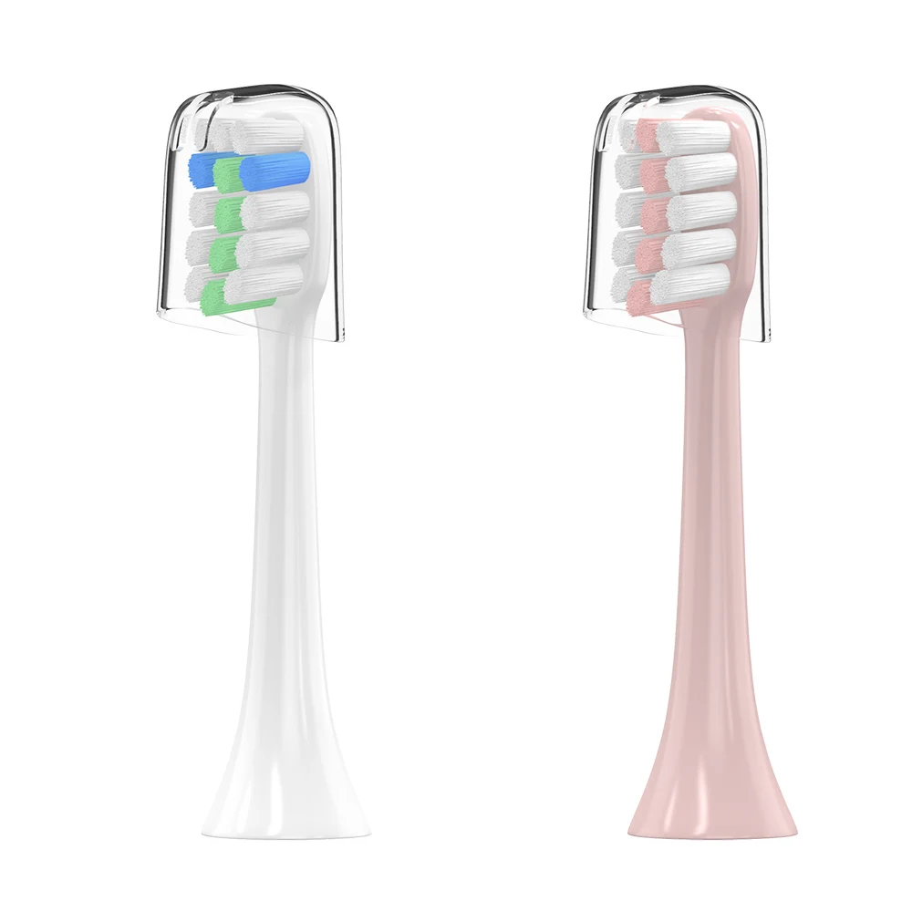 2pcs Насадка для зубной щетки для Xiaomi SOOCAS/SOOCARE X3 насадка для зубной щетки SOOCAS Xiaomi Mijia SOOCARE X3 электрическая насадка для зубной щетки - Цвет: 2pcs