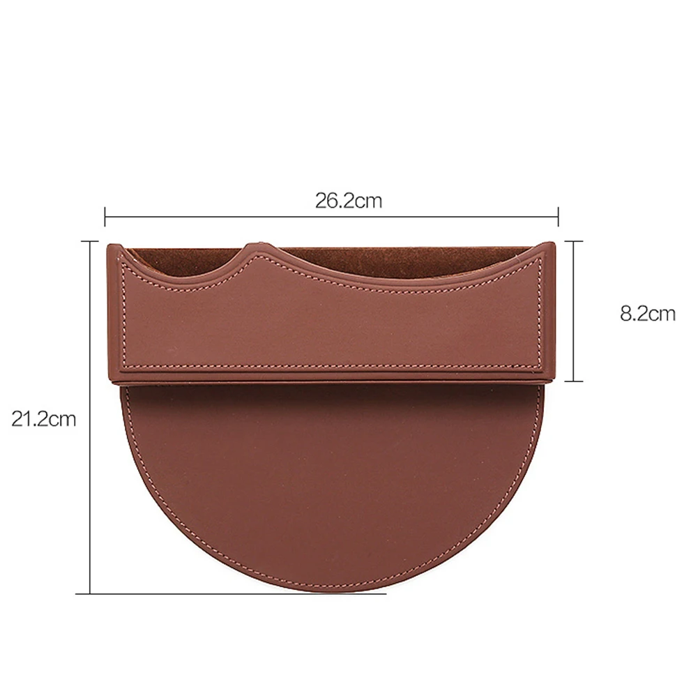 

Leather Car Seat Gap Pockets Universal Size Auto Middle Crevice Storage Box Mobile Phone Organizers Console Filler Side Bag Ship