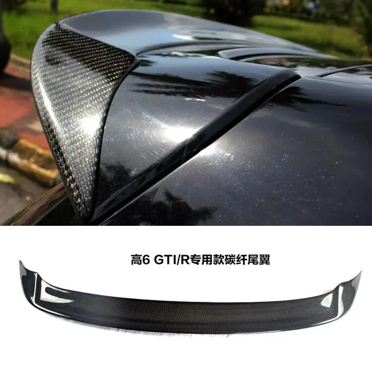 Подходит для VW Golf 6 MK6 VI GTI& R20 углеродного волокна 2010-2013 OSIR стиль(только GTI R20) задний спойлер на крышу крыло для укладки автомобиля - Цвет: Армейский зеленый