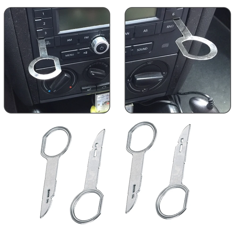 Автомобильный Стайлинг 4 шт. инструмент для удаления ключей стерео головное