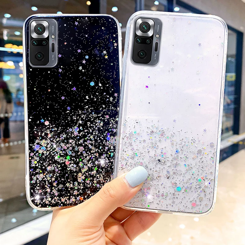 

Redmi Note 9 Case For Xiaomi Redmi Note 10 Pro Case Glitter Sequins Coque Xiaomi Redmi 9 9A 9C 8 7 Note 8 9 7 Pro 9S 10S Fundas