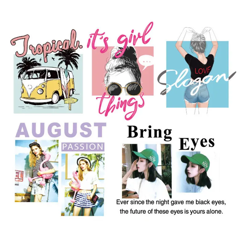 Нашивки переводные наклейки сделай сам мальчик девочка полосатая одежда нашивки