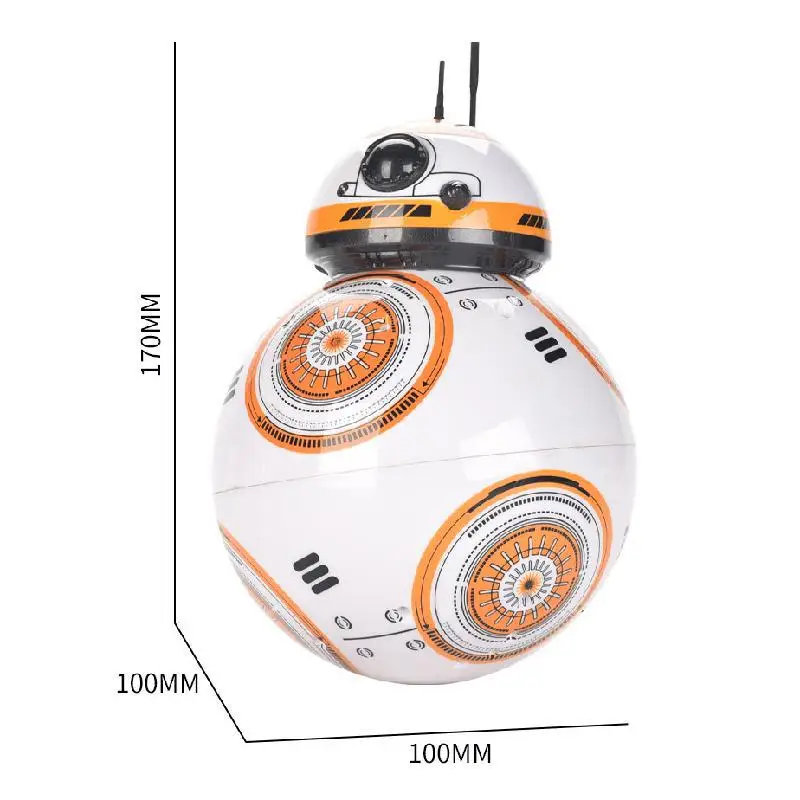Disney Star Wars Smart Remote Control Bb 8 Robot 2.4g Doll Spherical Model Toys For Children Gift | Игрушки и хобби