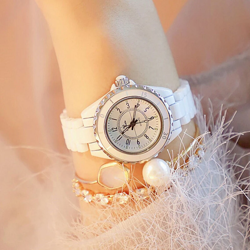 

Mode 2021 Neue Heipe Keramik Armband Wasserdichte Armbanduhren Top Marke Luxus Damen Uhr Frauen Quarz Vintage Frauen uhren