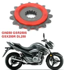 Передняя Звездочка цепи 27510-48H10-000 15T для Suzuki Inazuma GW250 GSR250S DL250 GW GSR DL 250
