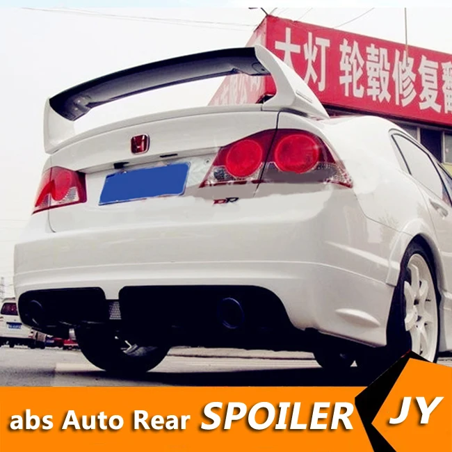 Спойлер для Honda FD2 Civic 2006-2011 FD1 4 шт. спойлер из АБС-материала заднее крыло