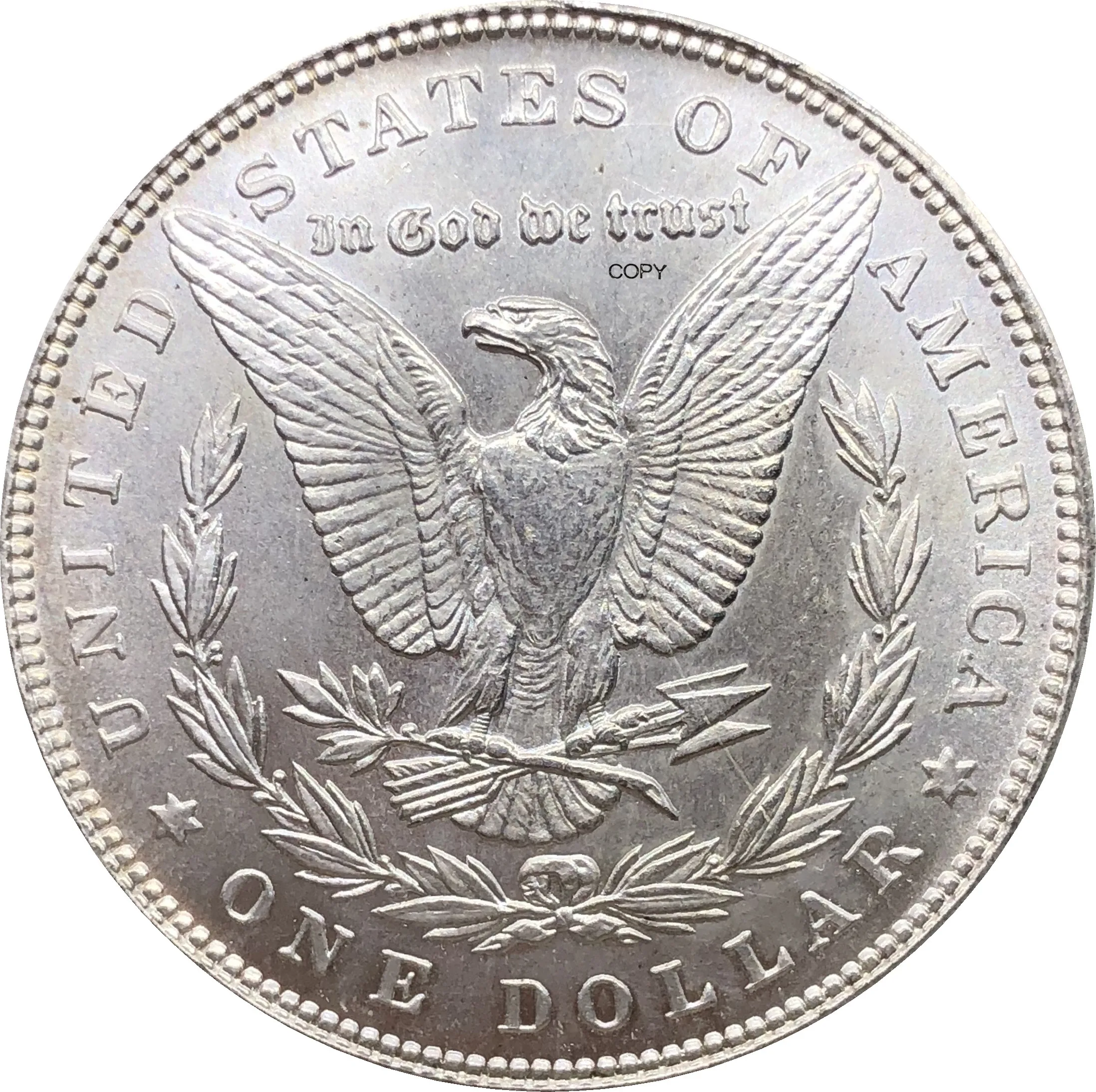 Соединенные Штаты Америки 1921 Морган один доллар Монета США Свобода Мельхиор