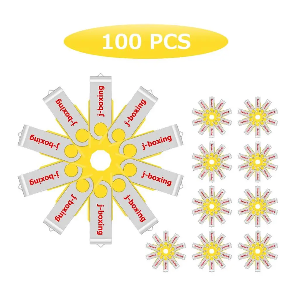 J боксерский большой объем 100 шт. 2 ГБ флеш накопитель металлический вращающийся USB