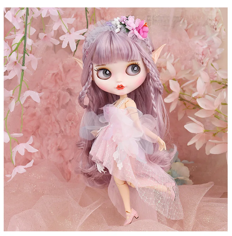 Кукла Blyth 1/6 BJD Joint Body Matte Face Spray Макияж включая одежду парик обувь руки полный