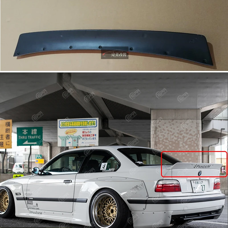 ФАП задний спойлер для BMW E46 RB Style сплиттер багажника с глянцевой отделкой