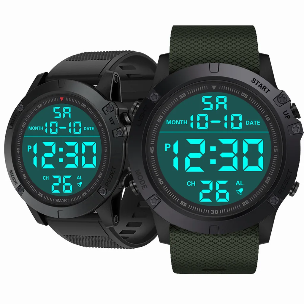 

2021 Relogio Masculino Fashion Men'S Watches Military Sports Watch Luxury LED Digital Water Resistant Wristwatchs Reloj Hombr F3