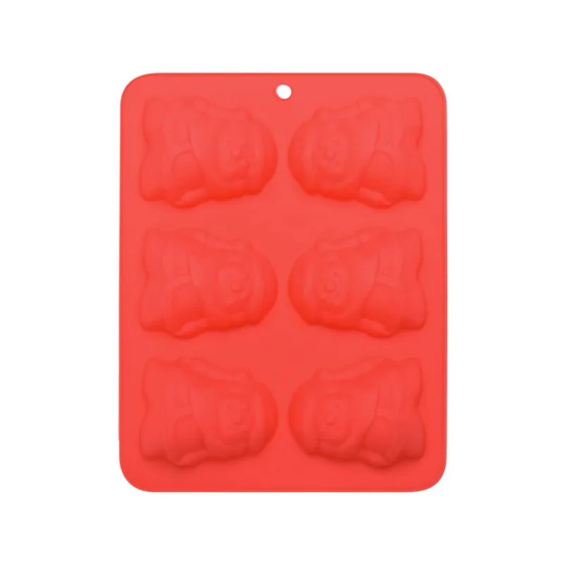 

Silicone Mold 6 Christmas Mold Fondant Patisserie Candy Bar Mould Cake Mode Decoration Baking Accessories Kitchen Tools