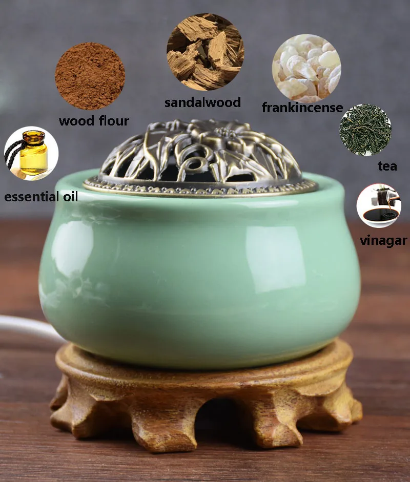 110 В таймер Термостат Эфирное масло горелка сандаловое дерево ароматические