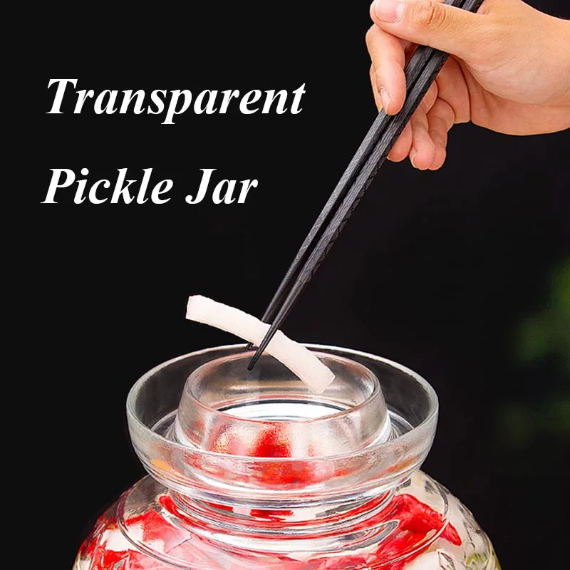 Сычуань Китай (материк) травления солений банку утолщаются прозрачная Стекло