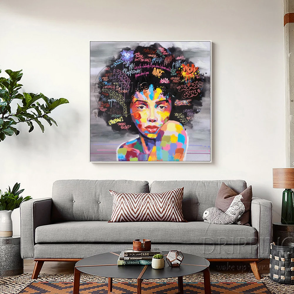 Поп Изобразительное искусство уличный стиль американская черная женщина