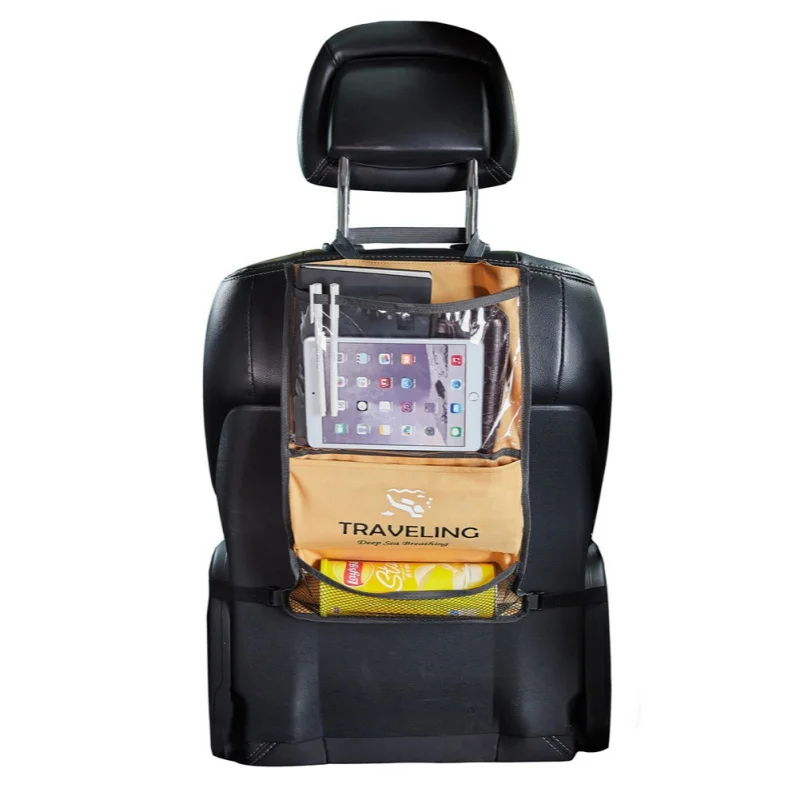 

Waterproof Universal Auto Seat Back Organizer Storage Bag Kick Mats Car Seat Back Protectors For Children Toddlers