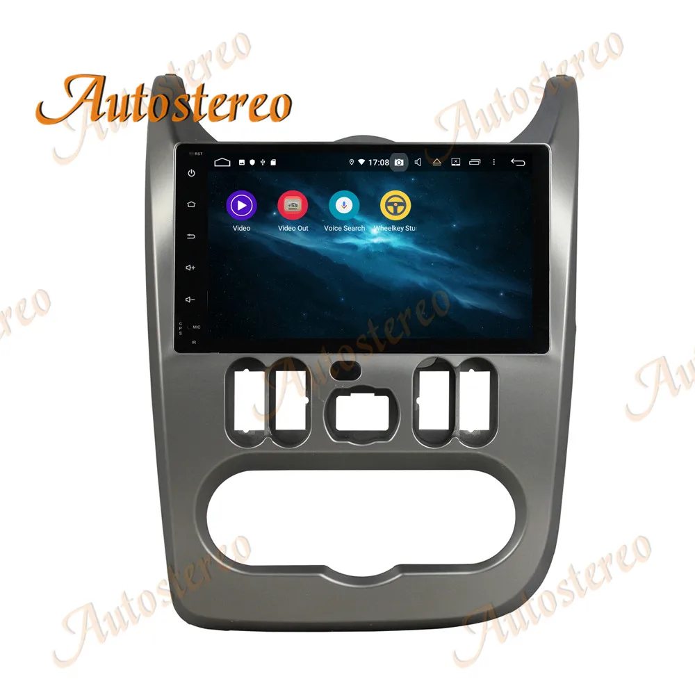 Автомобильный без DVD-плеера Android 9 8 Core GPS-навигация для Renault Duster 2015-2016 стерео