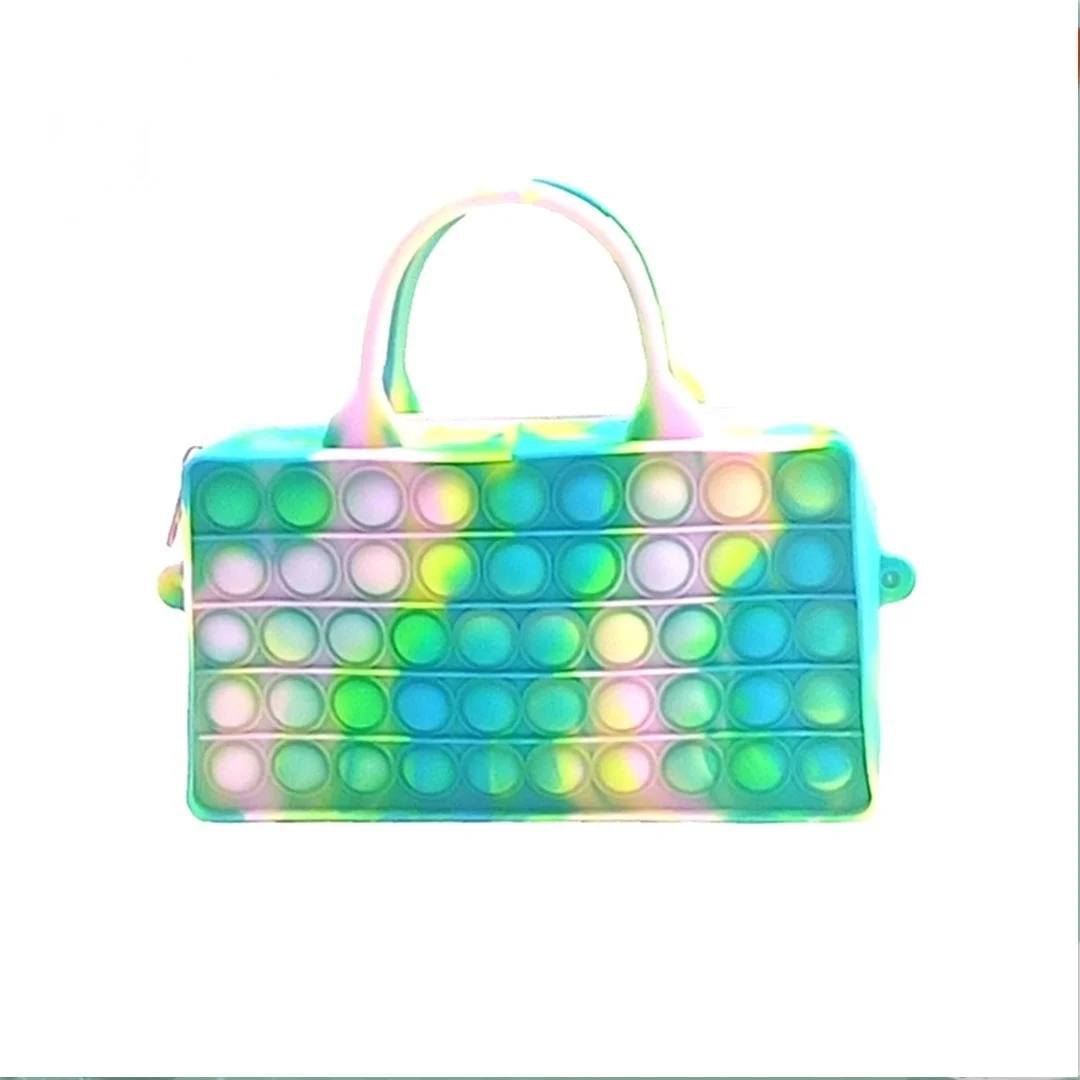 Estuche de l&aacute;pices de 20cm para ni&ntilde;os, bolso de mano de burbujas de juguete para aliviar el estr&eacute;s y el autismo, juguetes antiestr&eacute;s para aprendizaje-2