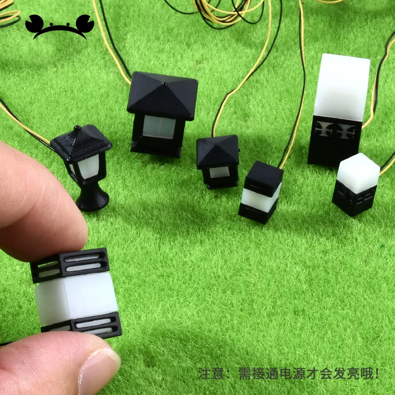 Модель газона 2 шт. 3 в садовая светодиодсветодиодный лампа для миниатюрный