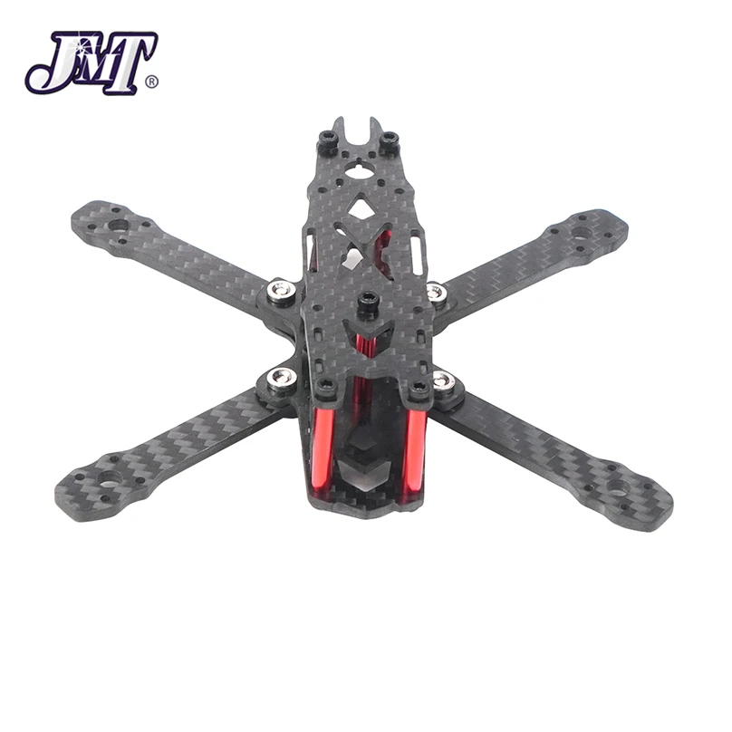 

JMT FS135 135 мм Колесная база Мини FPV Рамка комплект из углеродного волокна CF стойка для DIY FPV гоночный Дрон Квадрокоптер 3 дюйма Prop 1103/1104/1305