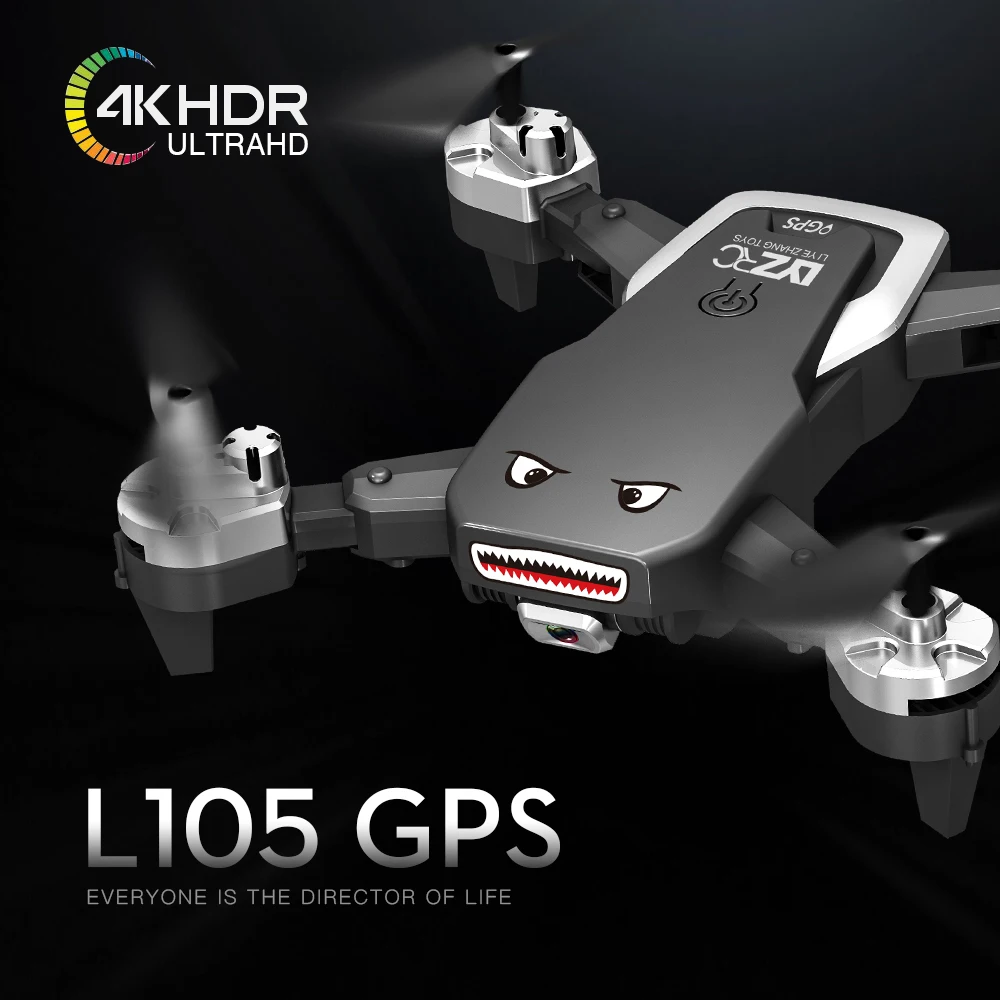 L105 GPS 4K HD Camera Drone Wifi 25min Flight Time Brushless Motor Quadcopter Distance 1km Keep Foldable RC Professional Drones |