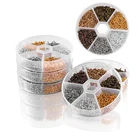 900 шт. Золотые Старинные Бронзовые штифты для глаз, винтовые наконечники, набор застежек, крючки для рукоделия, изготовление ювелирных изделий, фурнитура, комплекты аксессуаров