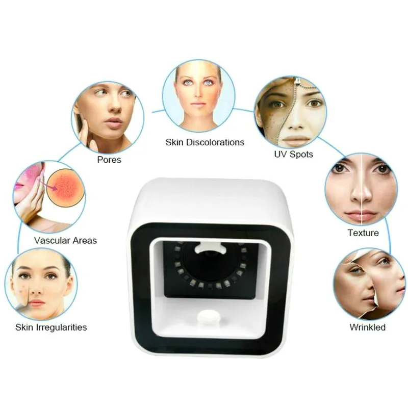 

Skin Analysis Acne Pigment Wrinkle Machine Visia Skin Analyzer Acne Wrinkle Pore Spot Moisture Early Stage Skin Lesion