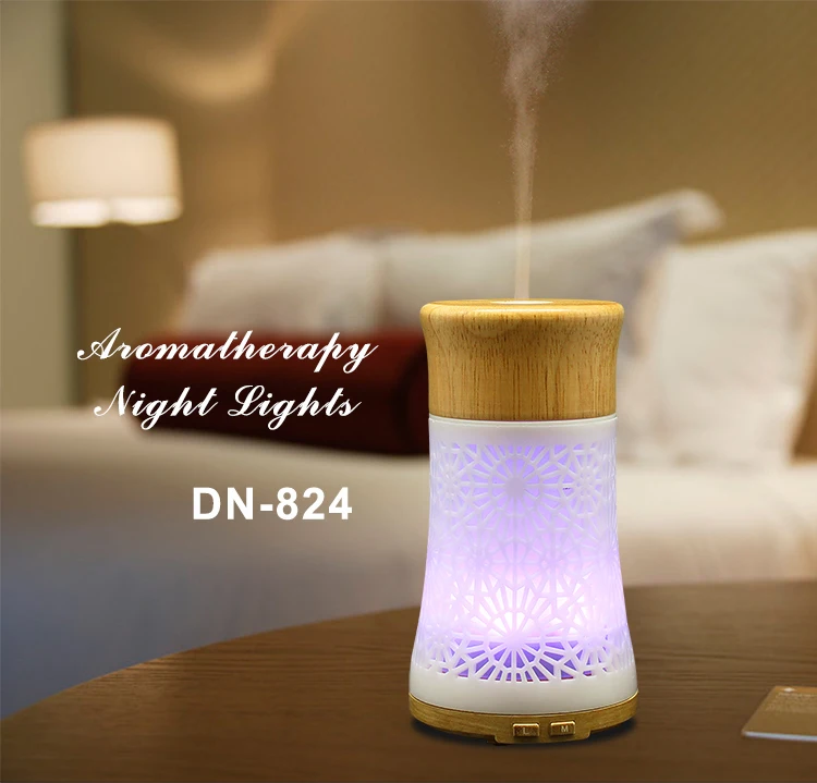 50 мл деревянная полая форма Арома диффузор бытовой ультразвуковой увлажнитель