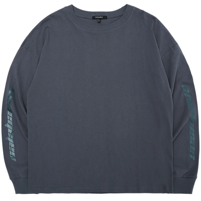 2019 Kanye West Calabasas сезон 6 Логотип Emboridery Женская Мужская футболка с длинным рукавом