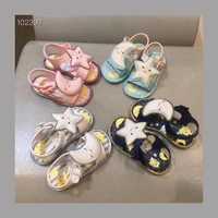 childrens melissa jelly shoes 2021 new boys girls moon stars non slip breathable wear resistant kids fashion sandals kss36
