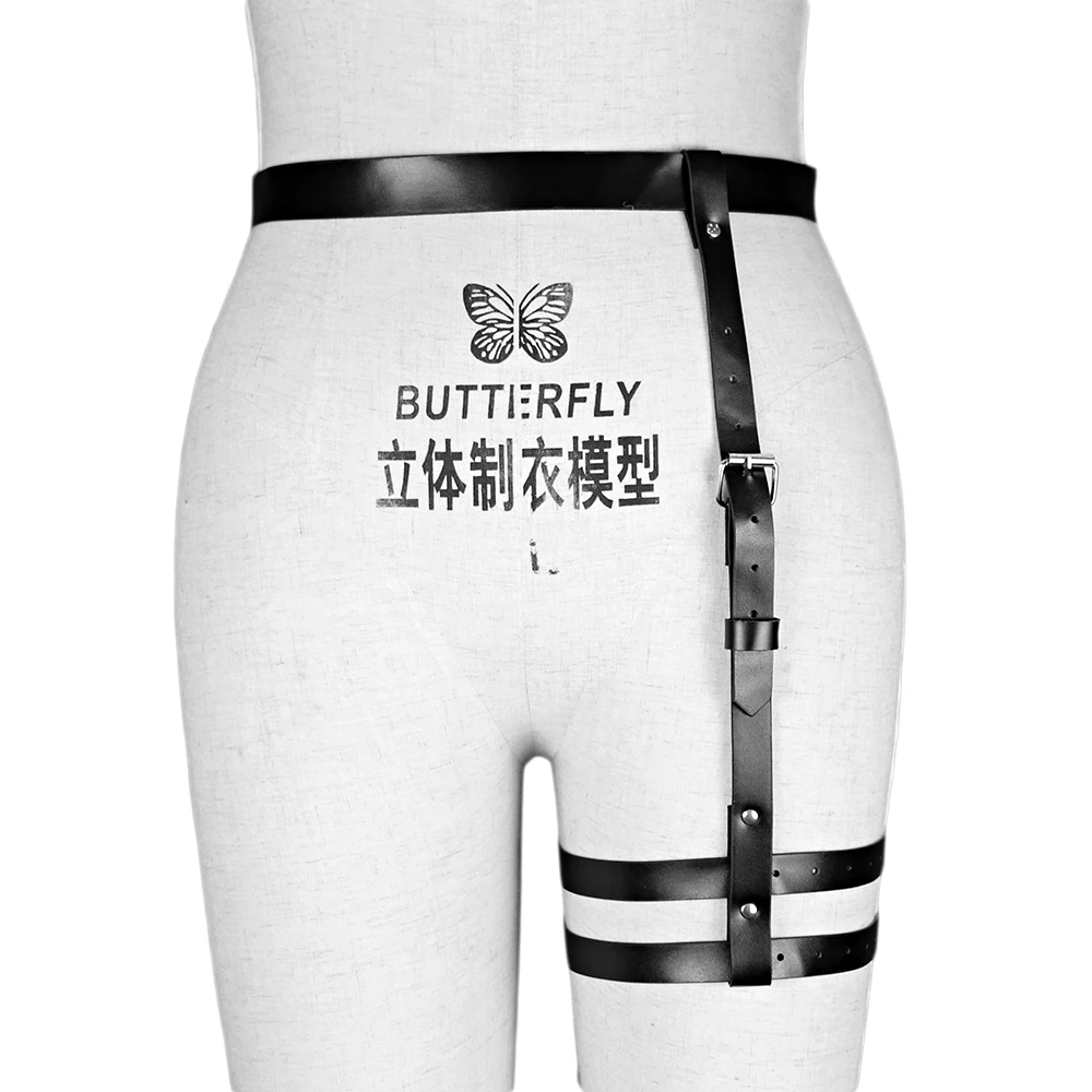 Подвязки с бантом для женщин эротические аксессуары кожаный ремень подвязки