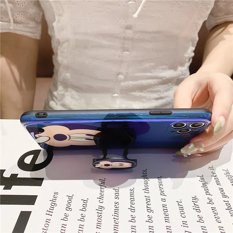 

New 2021 Disney Mickey Minnie for iPhone 7/8 plus x/xs xr xsmax 11pro max kawayi coupe phone case