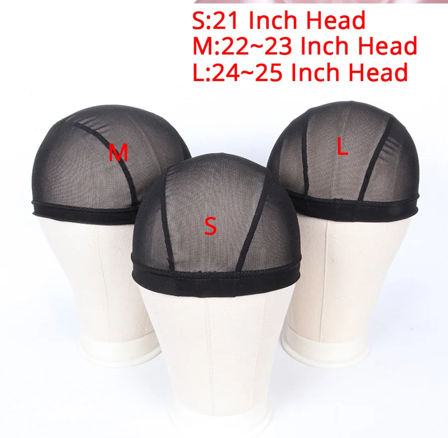 AliLeader L/S Glueless Hair Net Wig Liner Cheap Caps For Making Wigs Spandex Elastic Mesh Dome Cap Materials | Шиньоны и парики