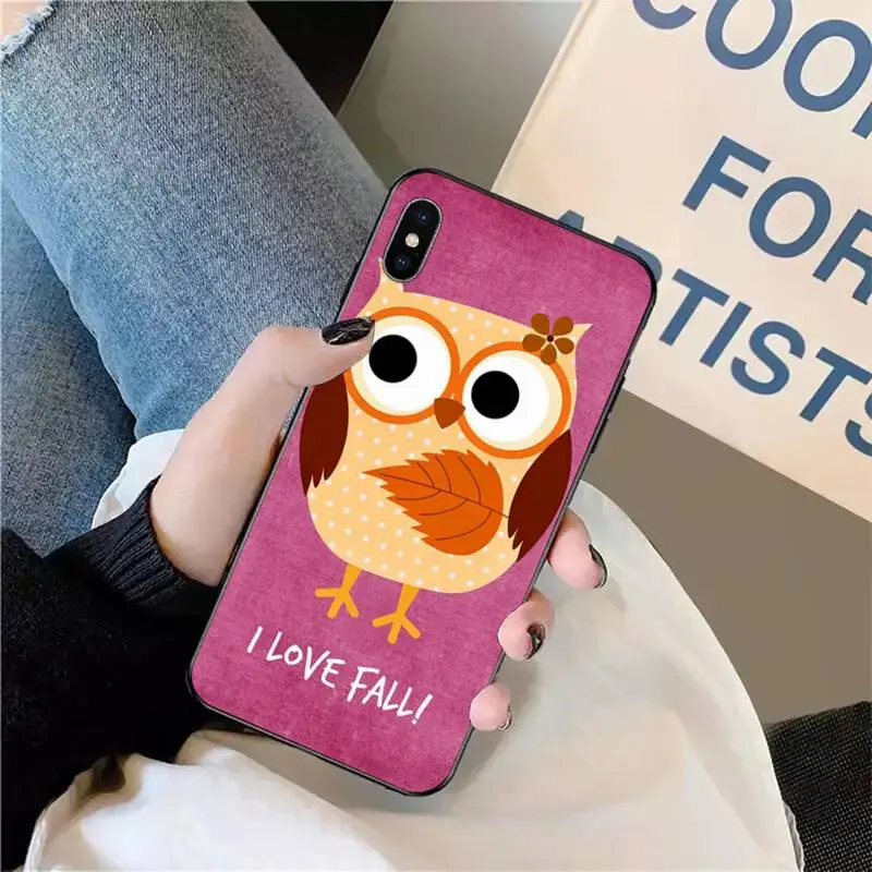 

Owl Phone Case for iPhone 11 12 pro XS MAX 8 7 6 6S Plus X 5S SE 2020 XR mini