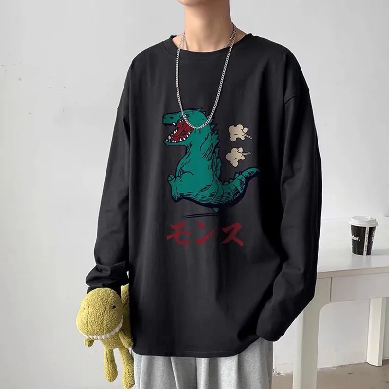 Футболка мужская с длинным рукавом и забавным графическим принтом размеры 2xl