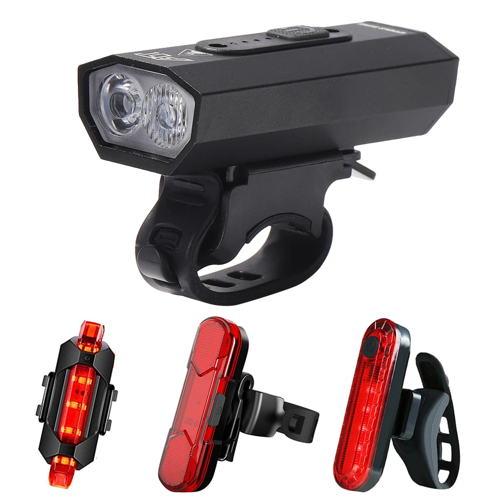 

Bike Light USB Rechargeable LED USB Type C Charging Headlight Bicycle Flashlight Front Lamp Bike Flashlight Cycling Accessories