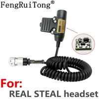 tactics u94 ptt amplified version for real steal headset for prc 148 prc 152 radio nexus 3m comtacsmsa dynamic mic headset