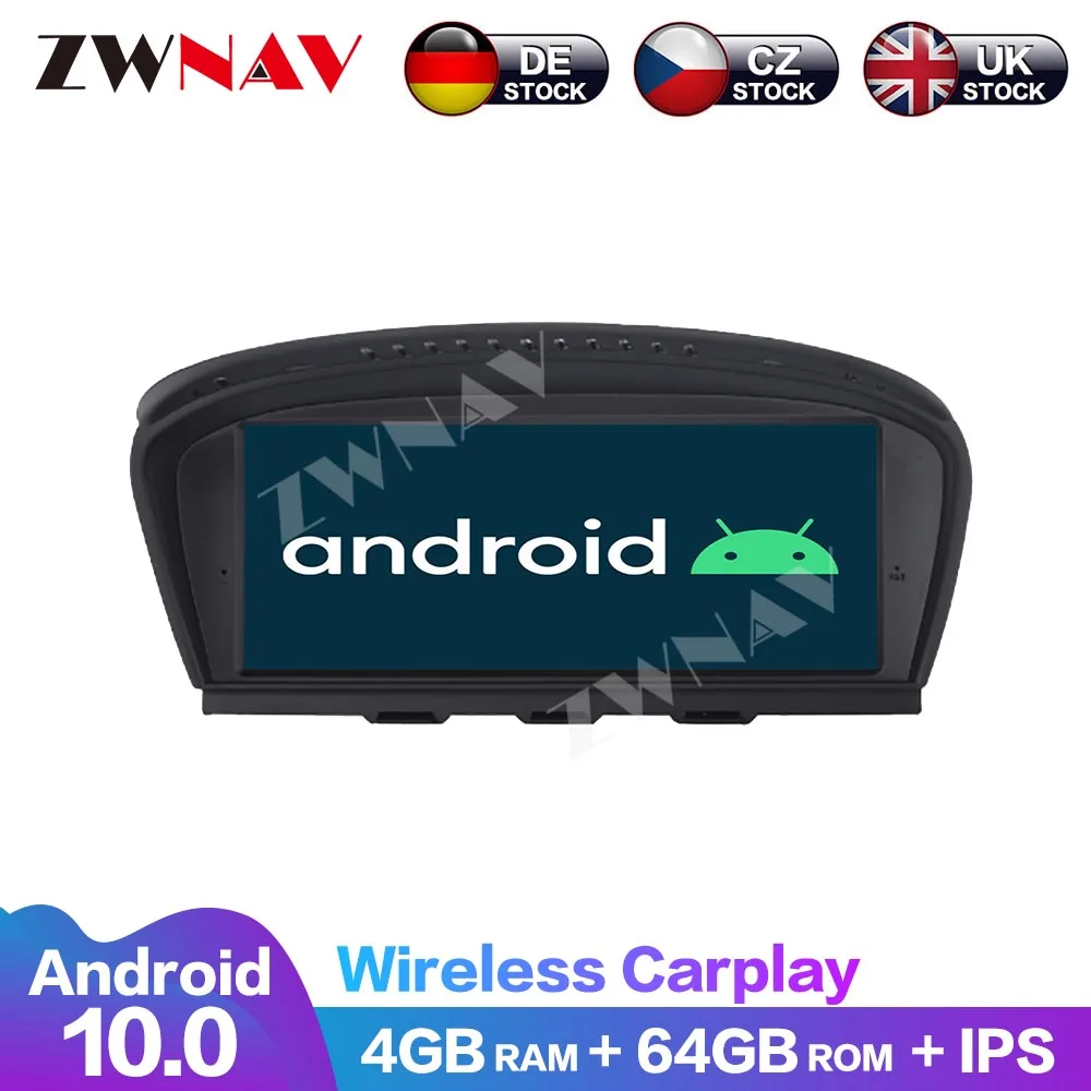 

Автомагнитола, DVD-плеер, Carplay, сенсорный экран, 8 ядер, Android 10, 4 + 64 ГБ, автомобильная стереосистема, мультимедийный DSP, GPS-навигатор для BMW E60 2009-2010