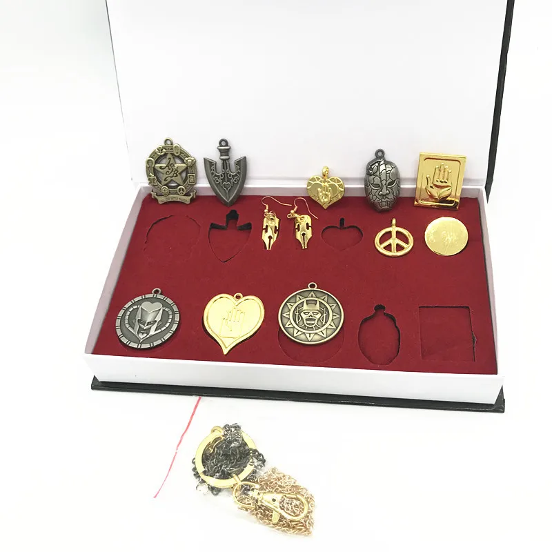 12 шт. цепочка с подвеской в виде аниме невероятные приключения Джоджо|Аксессуары