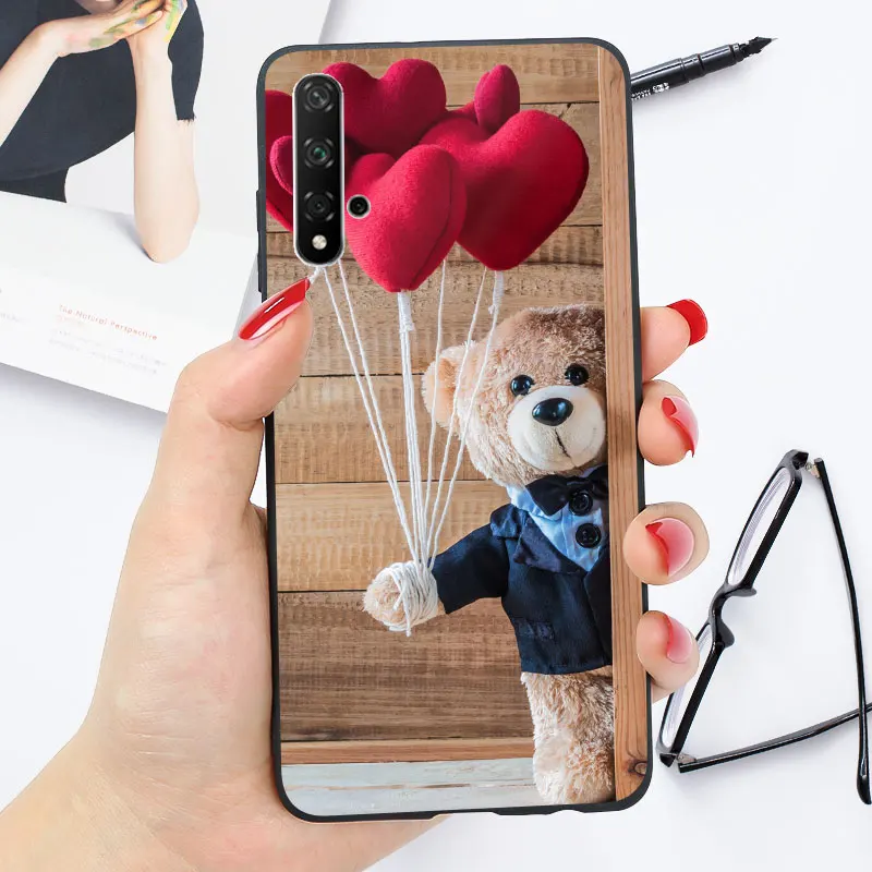 XX6 Для huawei Honor 10 Lite 20 20S 10i 20i Pro View 20 чехол-накладка глянцевый яркий мягкий силиконовый чехол для телефона - Цвет: XX6