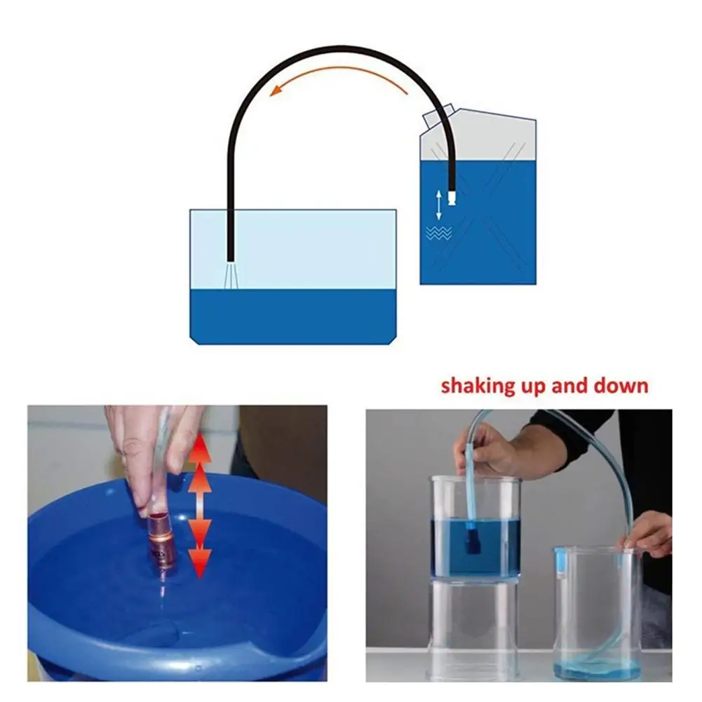 Прочный газовый сифонный насос бензиновый топливный водяной шейкер сифон