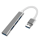Концентратор USB C 3,0 2,0 Type C 3,1, мульти-разветвитель с 4 портами для Lenovo, Xiaomi, Huawei, Macbook Pro, Air, ПК, ноутбуков, аксессуаров