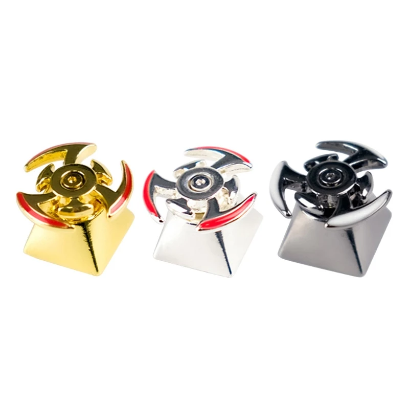 

Rotating Gaming Keycap Light Transmissive Personality Aluminum Alloy Mechanical Keyboard Key Cap OEM Profile