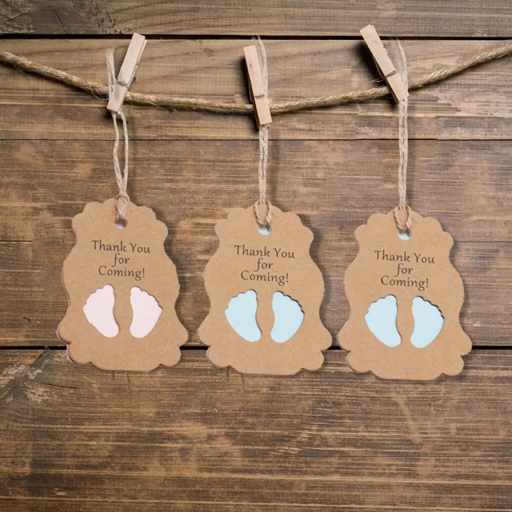 50 шт. ярлыки из крафт бумаги для детей|Украшения своими руками вечеринки| |