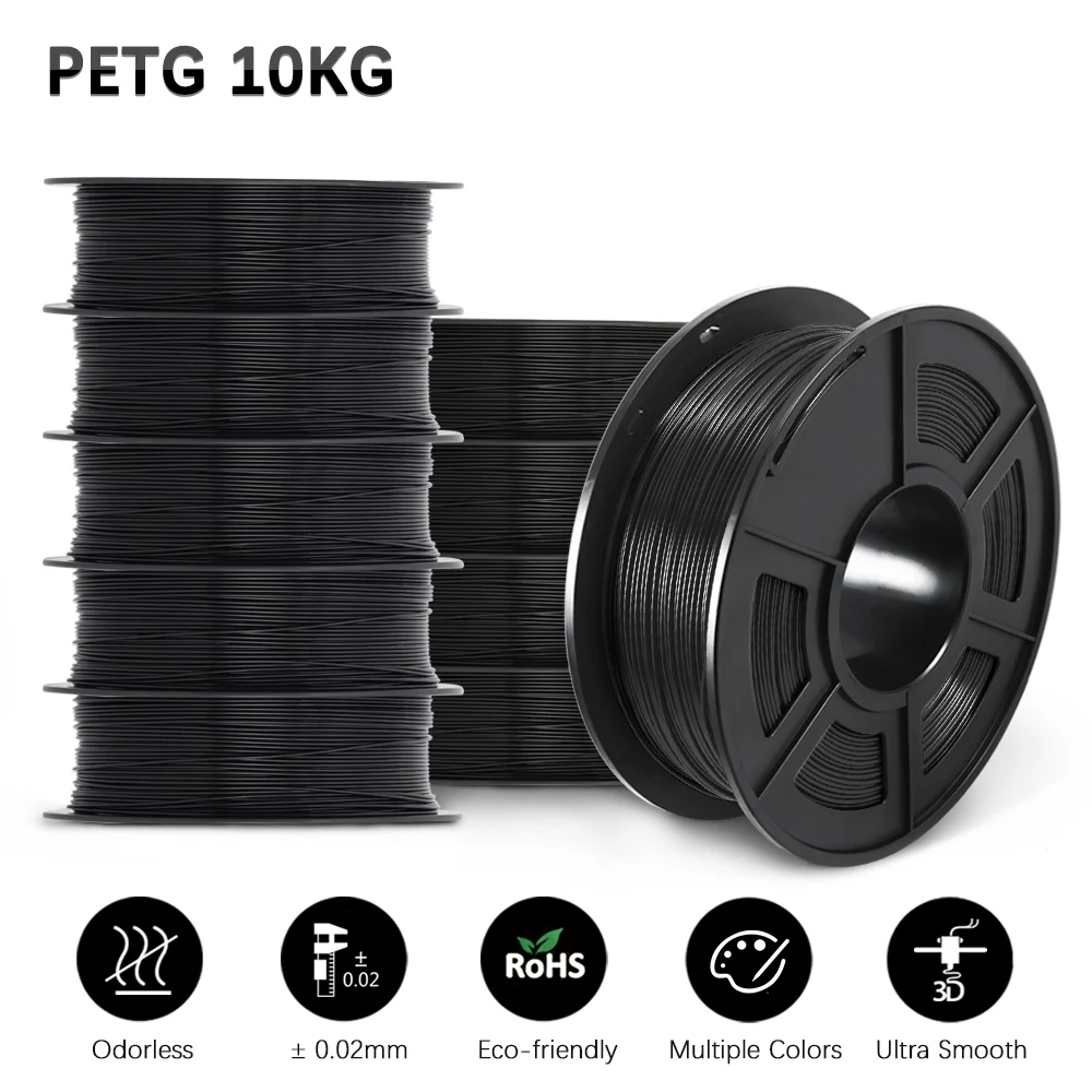 

PETG Filament For 3D Pen DIY Gift 1.75MM 10 Rolls/Set Refills Suitable For All Types Of FDM3D Printers BELIVEER 3D
