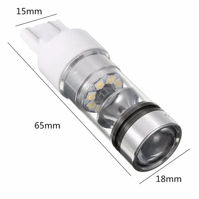 

100W Canbus Error Free Dual Circuit T20 7443 580 7444NA W21/5W CAR LED Brake Lights Stop lamp Tail Rear Parking DRL Light Bulbs