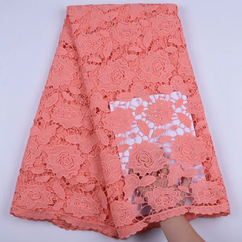 Белый африканский гипюр кружевная ткань 2019 высококачественное кружево