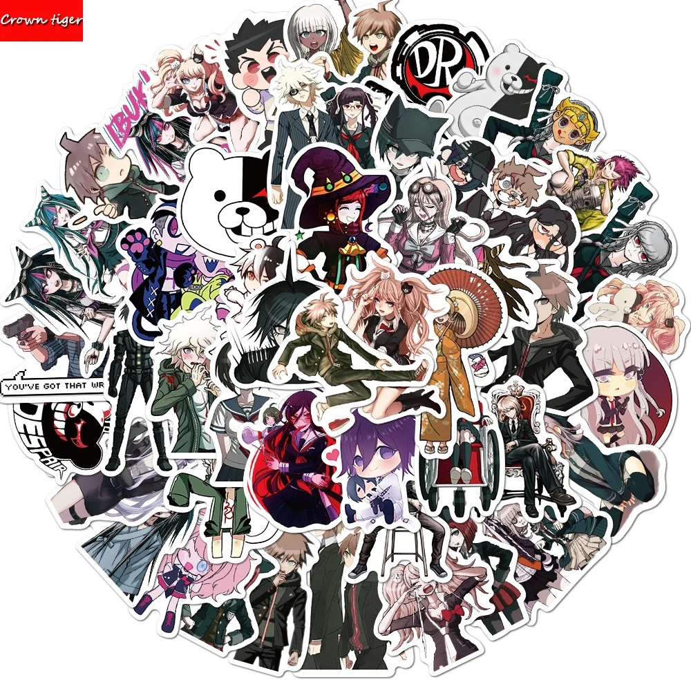Аниме Danganronpa: Trig граффити водонепроницаемые наклейки для ноутбука скейтборда