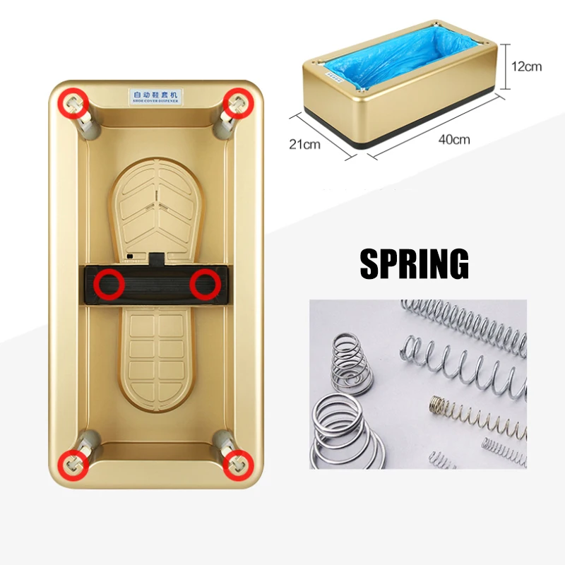 

Automatic Shoe Cover Dispenser Disposable Shoe Covers Machine for Home Office H99F